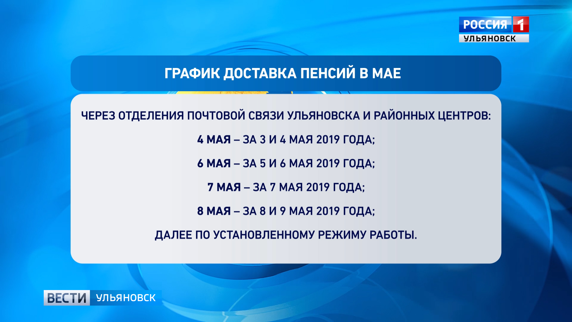 Доставка пенсии